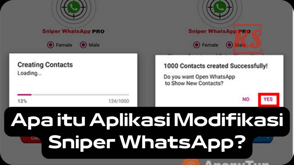 Apa itu Aplikasi Modifikasi Sniper WhatsApp?