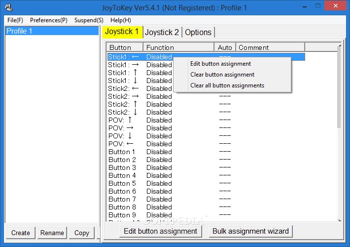 Joytokey keyboard emulator mapping button wheel features mouse multiple getintopc shift games