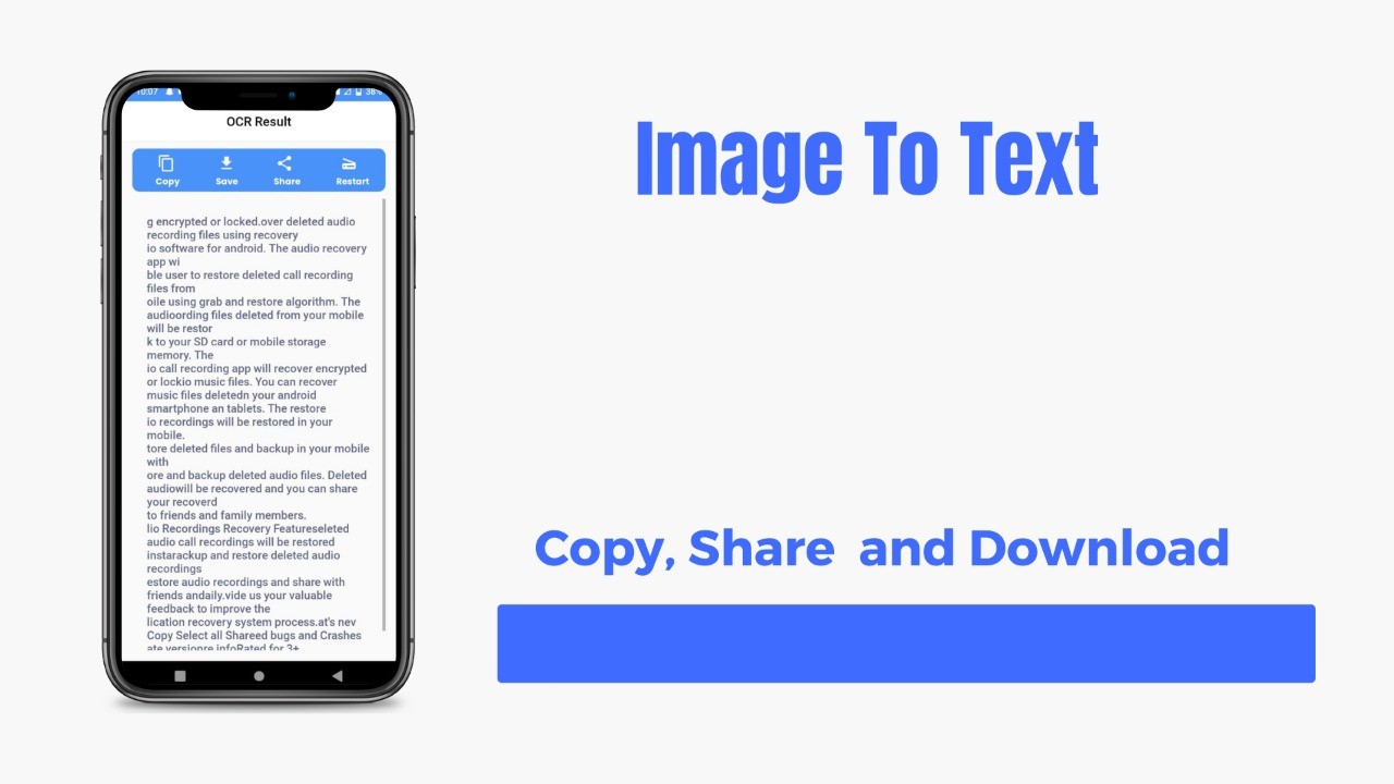 Photo to text converter