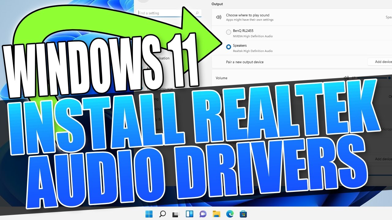 Realtek audio driver windows 11