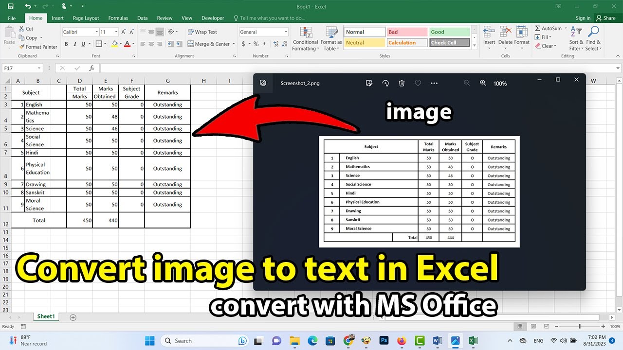 Photo to text converter